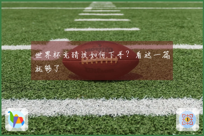世界杯竞猜该如何下手？看这一篇就够了
